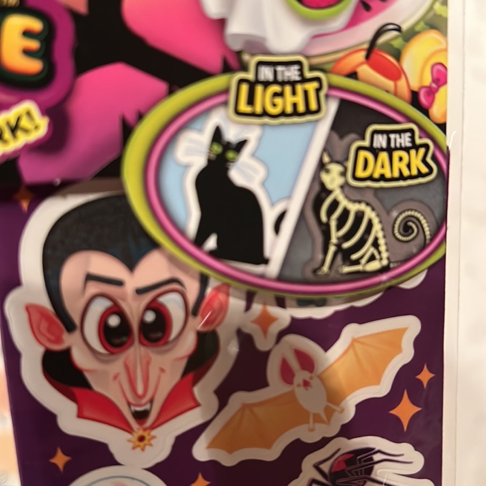 NWT 4pc Glow Surprise Message Sticker Sheets - Picture 2 of 3